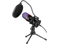 Defender trådbunden mikrofon Defender FORTE GMC 300 mikrofon med stativ STREAM streaming RGB USB