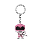 Funko Pop! Keychain: Mighty Morphin Power Rangers 30th - Pink Ranger - Power Rangers TV Novelty Keyring - Collectable Mini Figure - Stocking Filler - Gift Idea - Official Merchandise