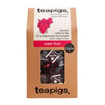 Tea Pigs Super Fruit Tea Made with Whole Fruit, Pack of 50