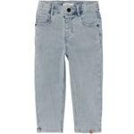 Lil’ Atelier Ben tapered jeans – light blue denim - 116