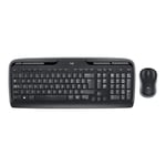 Logitech Wireless Combo MK330 - sats med tangentbord och mus - QWERTY - Nordisk - svart Inmatningsenhet