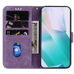 Yhteensopiva Honor 70 Lite kohokuvioidun Cute Tiger Flip Folio -lompakkokotelon korttitaskupidikkeen kannen kanssa