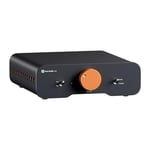 Fosi Audio ZA3 Amplificateur Stéréo/Mono équilibré HiFi avec puces d'ampli TPA3255, Mini Amplificateur Audio Monobloc avec Entrées XLR RCA et Déclencheur 12 V pour Bibliothèque de Bureau