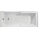 Baignoire bain-douche Struktura 170x70cm blanc - Jacob Delafon - Rectangulaire - Fond plat - Bonde affleurante