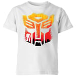 Transformers Autobot Symbol Kids' T-Shirt - White - 7-8 Years