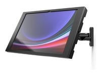 Compulocks Galaxy Tab S9 Ultra 14.6" Apex Enclosure Swing Wall Mount Black - Monteringssats (Väggfäste, Hölje) - För Surfplatta - Låsbar - Metallram - För Samsung Galaxy Tab S10 Ultra, Tab S9 Ultra