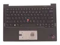 Sunrex - Erstatningstastatur For Bærbar Pc - Med Trackpoint, Ultranav - Bakbelysning - Qwerty - Engelsk - Europa - Fru - Med Toppdeksel - For Thinkpad X1 Carbon Gen 10 21Cb, 21Cc