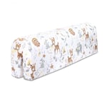 Protection de bord de lit pour lits d'enfant 70 cm - Protection pour cadre de lit Lit bébé Protection contre les chutes pour lit à sommier tapissier Barrière de lit avec protection de bord Cerf