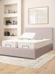 Aspire Garland Grey Linen Adjustable Bed &Amp; Matress - Super King - Double