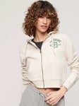 Superdry Athletic Essential Crop Zip Hoodie