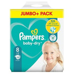 Pampers Size 8 Baby Dry Jumbo + Pack of 52