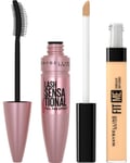 Fit Me Concealer 68ml 20 Sand + Volum' Express Lash Sensational Mascara Very Black