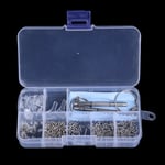 Eyeglass Sun Glasses Repair Tool Assortment Kit Screw Nut Nose P Onesize