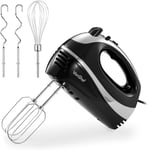 Hand Mixer Electric Whisk – Food Mixer for Baking with 5 Speeds, 300W, 2