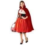 Boland - Costume Petit Chaperon rouge pour dames 2 pièces, costume de carnaval ou de fête à thème, costume de conte de fées