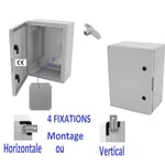 Coffret électrique extérieur étanche IP65 600 x 400 x 200mm + plaque de fond