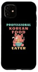 Coque pour iPhone 11 Professional Korean Food Eater Alimentation Asiatique