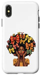 Coque pour iPhone X/XS Fille afro avec Coquette Black History Month