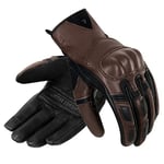 REBELHORN Thug II Lady Gants de Moto pour Femme en Cuir de chèvre - Panneaux SAS-TEC pour Absorber Les Chocs - Doublure Respirante - Soutien pour écrans tactiles