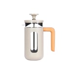 La Cafetiere Pisa Latte Cafetiere with Wooden Handle - 3 Cup