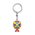 Funko Marvel Luchadores Iron Man - Keychain Novelty Keyring - Collectable Mini F