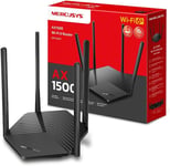 MR1500X Routeur Wi-FI 6 Double Bande AX1500, Vitesse 1,5 GB/s, Économie d'énergie, Beamforming, WPA3, Installation Facile, MU-MIMO