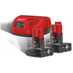 Milwaukee M12 NRG-402 Ladepakke