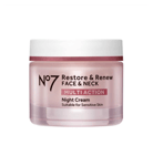 No7 Restore and Renew Face Neck Multi Action Night Cream 50ml