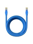 Baseus Round Cable Ethernet RJ45 Cat.6 5m (blue) - Sininen - 5 meter