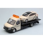 VW POLO GTI MARK 5 2010+ FLATBED TRANSPORTER 1:43 Burago Auto Stradali Die Cast