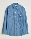 orSlow Chambray Work Shirt Blue