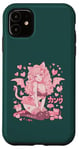 Coque pour iPhone 11 Anime Cat Girl Manga Hearts Kawaii Cute Holiday Valentines