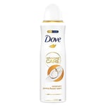 Dove Advanced Care Coconut & Jasmine Flower Scent Anti-perspirant Deodorant Spray with plant based moisturiser aerosol for 72 hour protection 200 ml