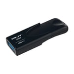 PNY Attache 4 USB-minnepenn 128 GB USB Type-A 3.2 Gen 1 (3.1 Gen 1), svart