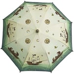 Goebel 23-600-09-1 Pocket Umbrella Treasure Hunt from the Anouk Collection 100% Polyester with the Dimensions: 33 x 3.5 x 3.5 cm, multicoloured, Klein, umbrellae