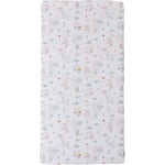 Matelas nomade Balloons - 120 x 60 x 4 cm - Blanc - TINEO