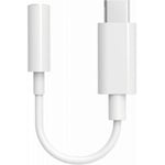 BigBen Connected 3.5mm Jack to USB C Adapter, White