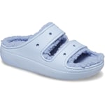 Crocs Classic Cozzzy Thermoplastic Women's Blue Calcite Sandals