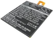 Kompatibelt med Lenovo Tab A7-50, 3.8V, 3550 mAh