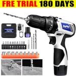 Mini Cordless Hammer Drill Set Electric Impact Driver Screwdriver Battery Charge