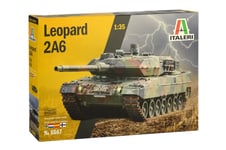 Italeri Leopard 2A6, 1:35, Monteringssats, Stridsvagn, Leopard 2A6, Alla Kön, 70-Talet