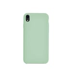 Bigben Connected Coque Rigide Finition Soft Touch Vert Menthe pour iPhone XR