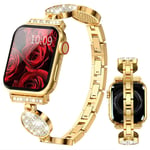 Luxury Womens Bracelet Wrist Watches Strap for Apple Watch Series 9 8 7 6 5 4 SE