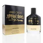 Jimmy Choo Urban Hero Gold Edition Eau De Parfum 100ml EDP Spray For Him - New