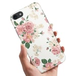 iPhone 5/5S/SE - Skal/Mobilskal Retro Blommor