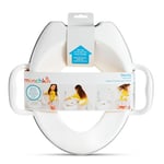 Munchkin Sturdy Potty Seat | Potty Training Toilet Seat with handles and legs | Portable Toddler Toilet Seat | Kids Toilet Seat with Feet