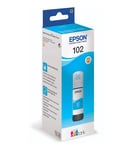 Genuine Epson 102 Cyan Ink Bottle for EcoTank ET-3700 ET-3750 ET-3850 C13T03R240