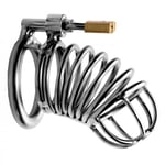 Master Series Bondage Bastille Penile Confinement Cage Male Chastity & Padlock