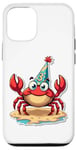 Coque pour iPhone 15 3 ans Bday, Boy Crabe 3e Troisième Anniversaire