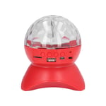 (Red) Speaker Disco Ball LED RGB Colorful Mini Music Mobile Stage Li A